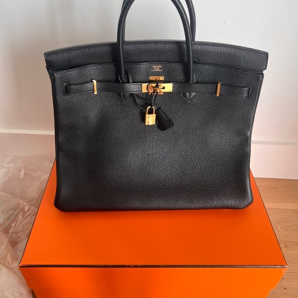 Hermes BERKIN 40 Togo GOLD Hardware - Picture 9 of 12